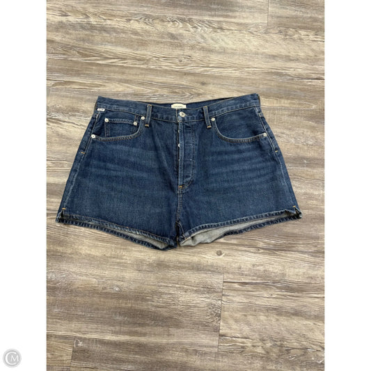 Shorts Designer By Citizens Of Humanity In Blue Denim, Size: 12