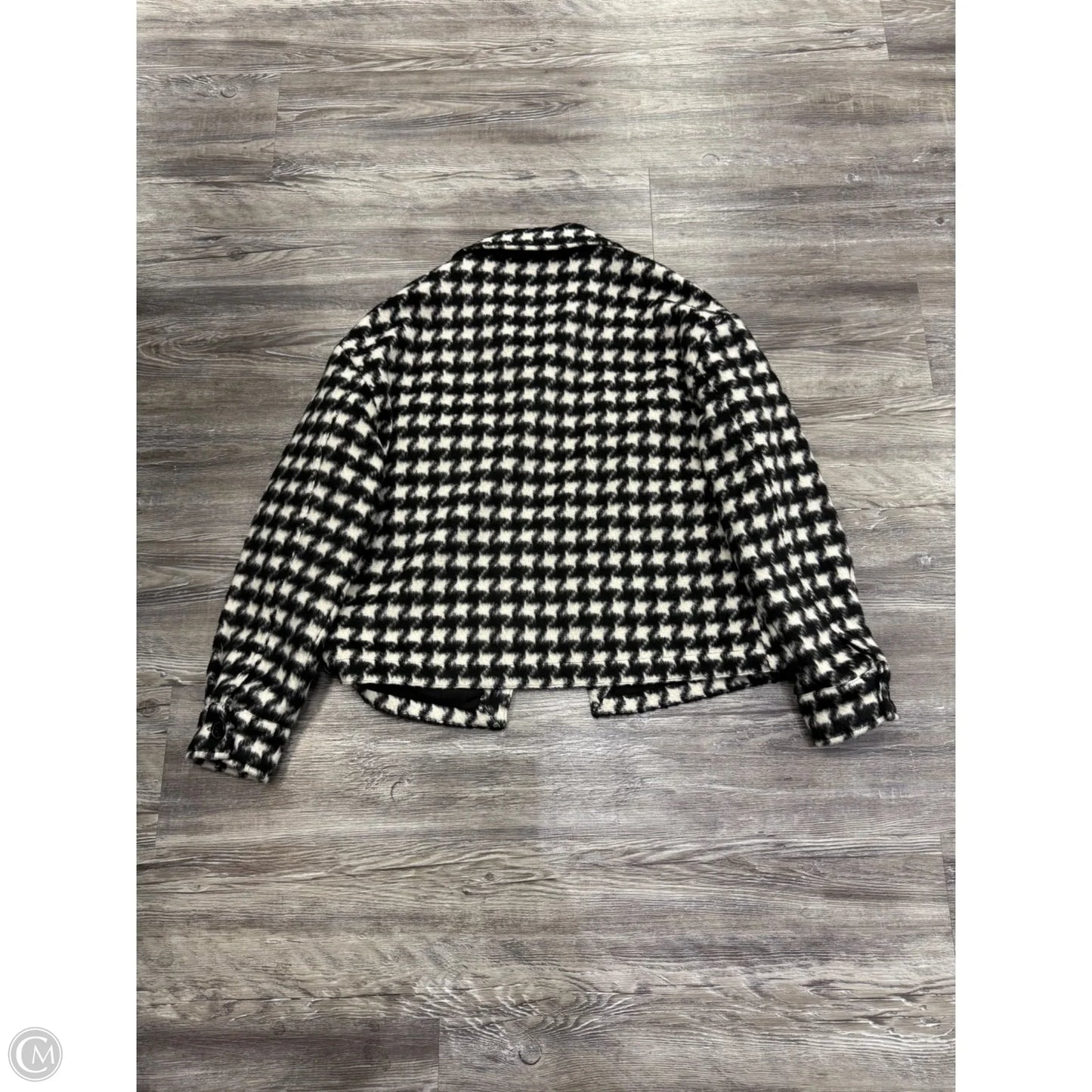 Jacket Utility By Sanctuary In Black & Cream, Size: Xs