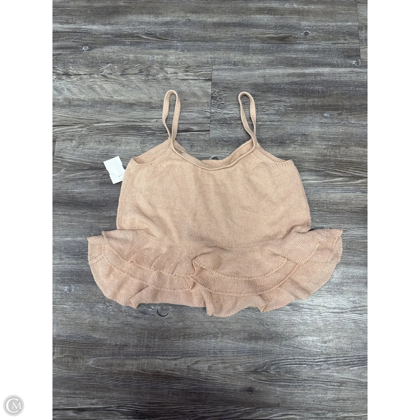 Top Sleeveless By Anthropologie In Peach, Size: Xs