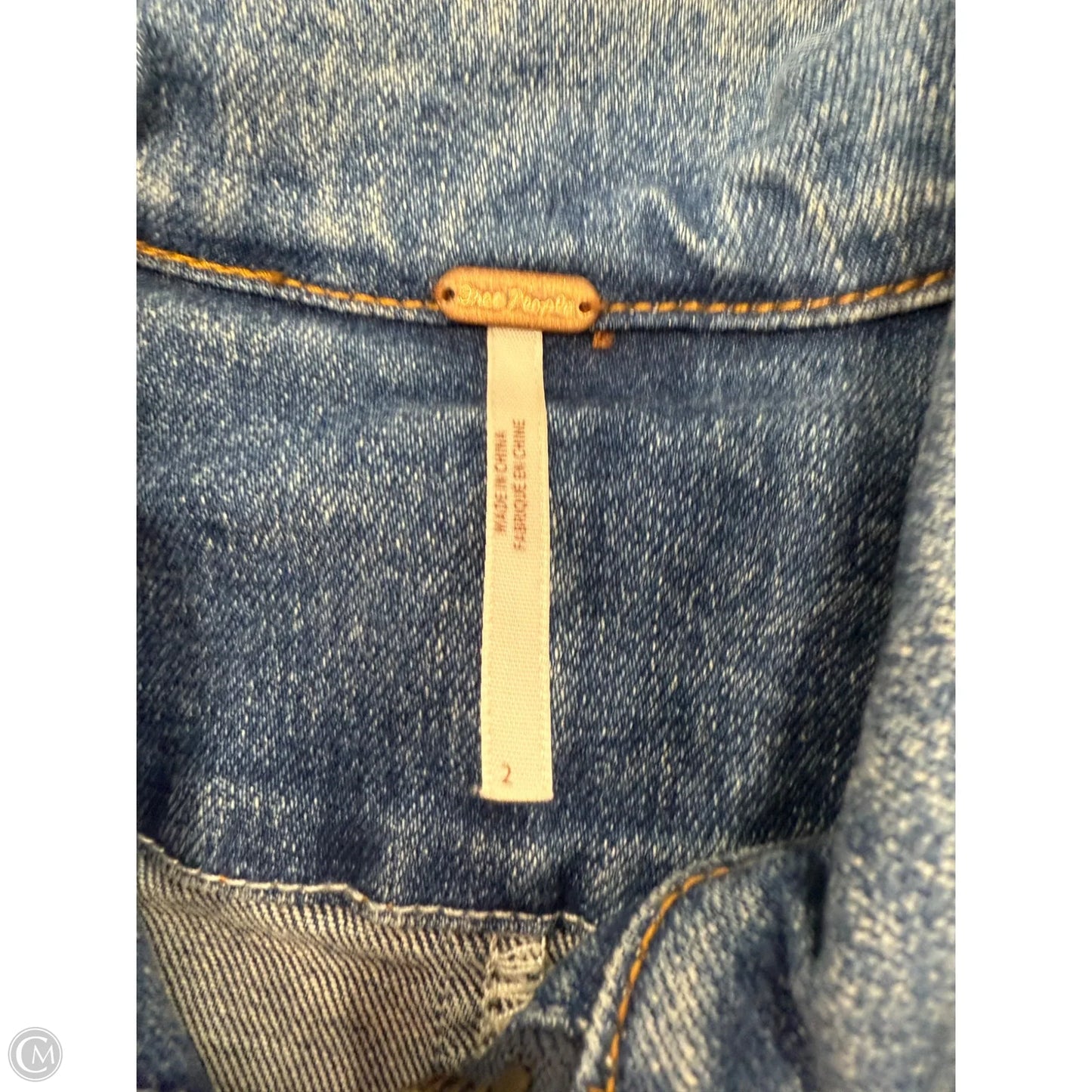 Jumpsuit By Free People In Blue Denim, Size: 2