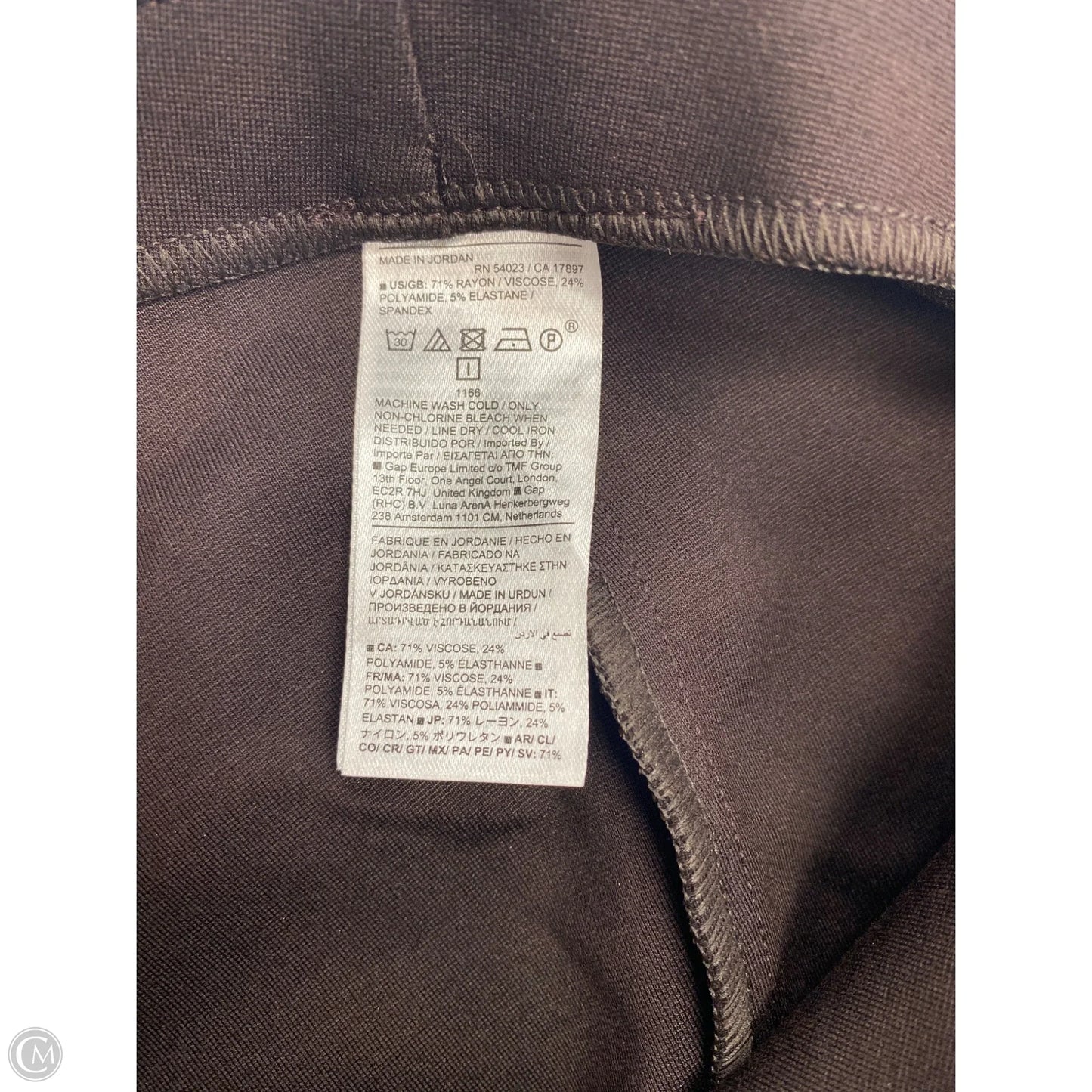 Jeans Luxury Designer By Celine In Black Denim, Size:6