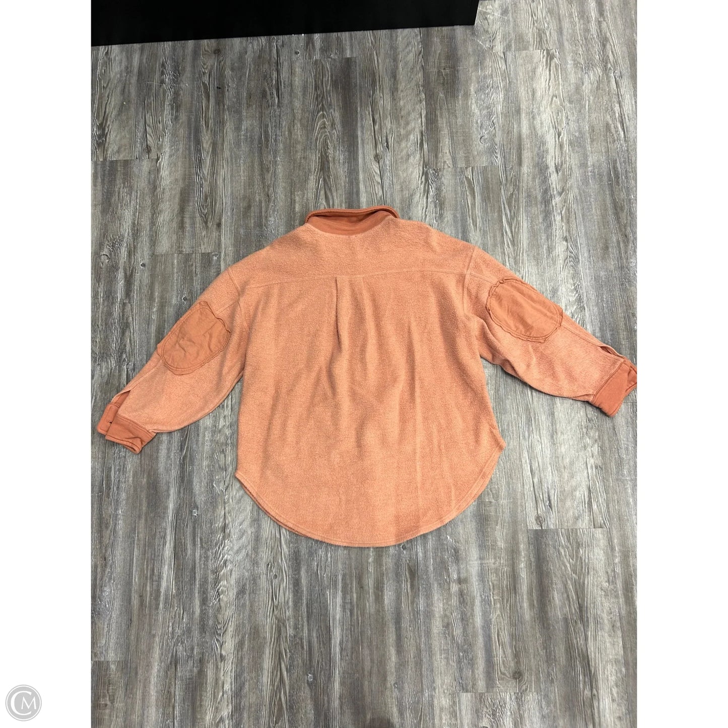 Jacket Shirt By Free People In Orange, Size: S