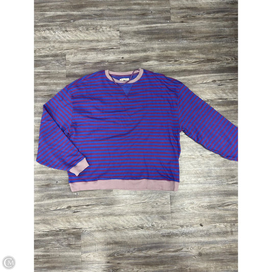 Sweatshirt Crewneck By We The Free In Blue & Purple, Size: L