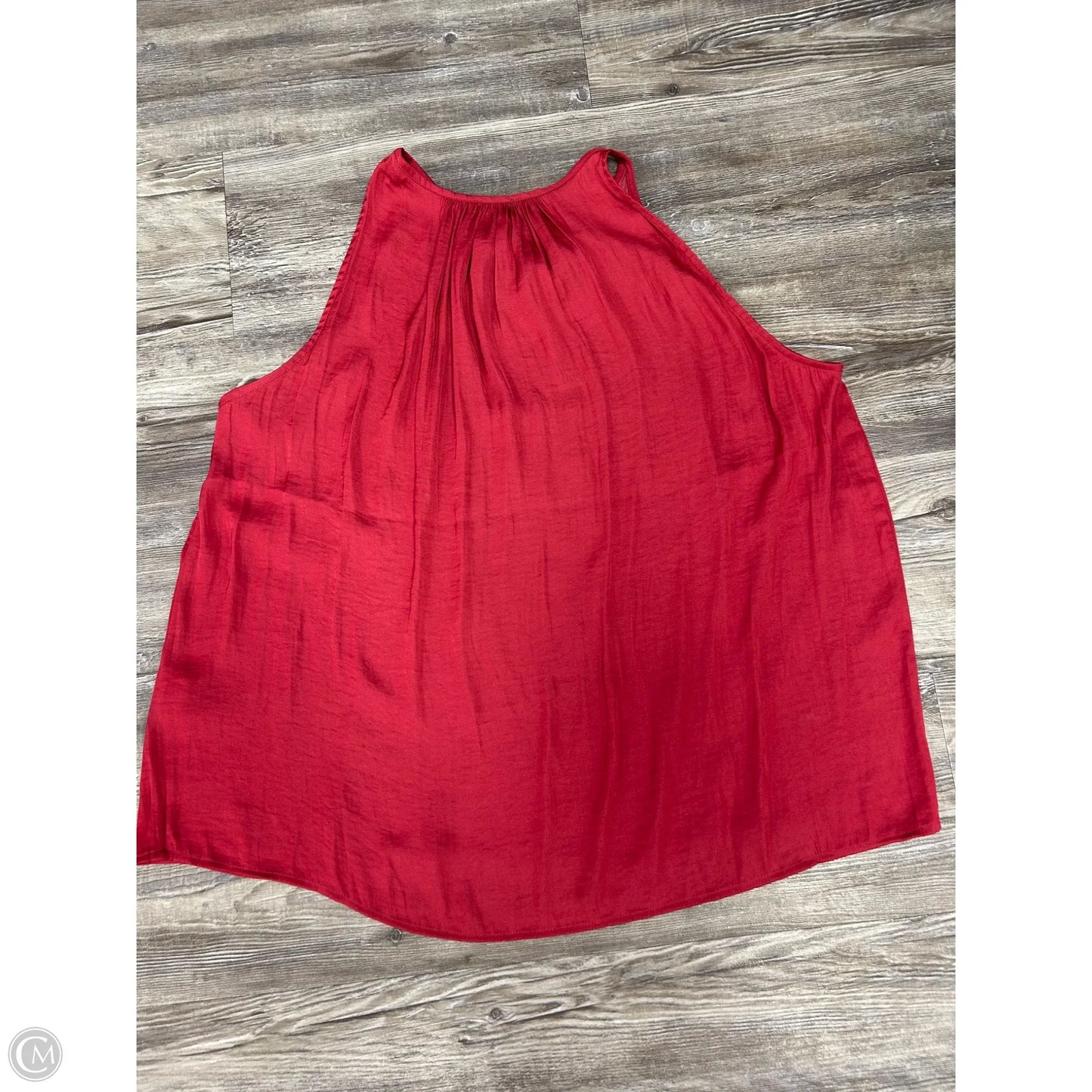 Top Sleeveless By Vince Camuto In Red, Size: Xl
