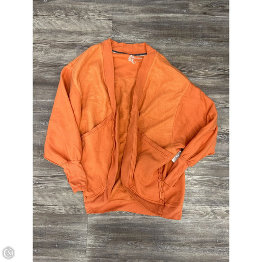 Sweater Cardigan By Pilcro In Orange, Size: S