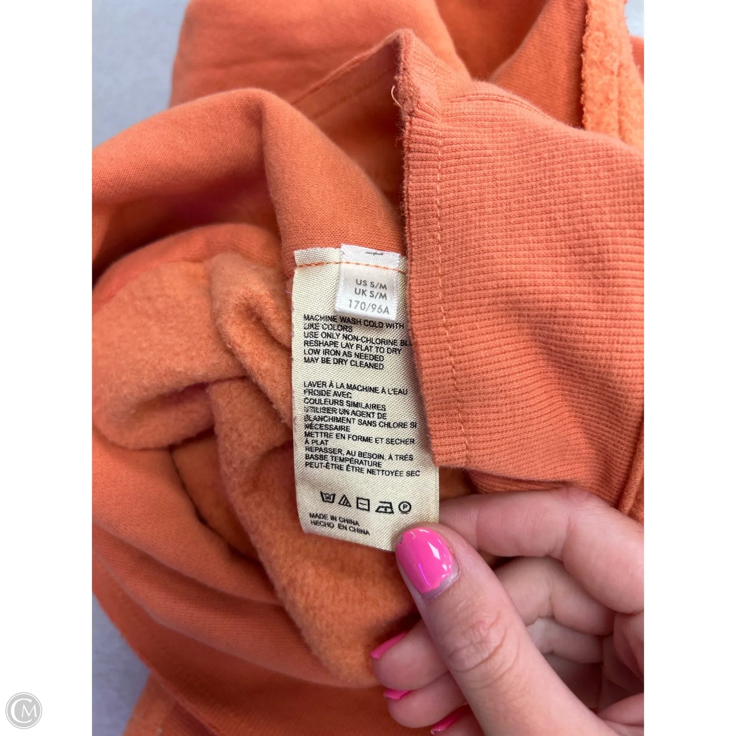 Sweater Cardigan By Pilcro In Orange, Size: S