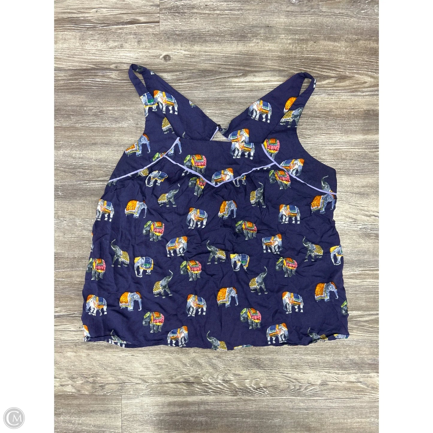 Top Sleeveless By Maeve In Blue, Size: M