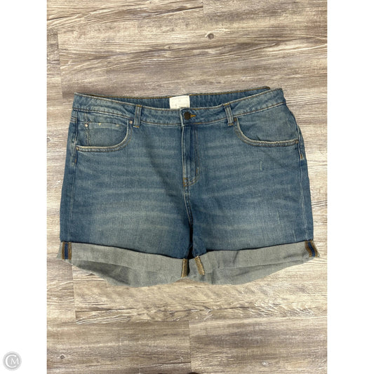 Shorts By Caslon In Blue Denim, Size: 18