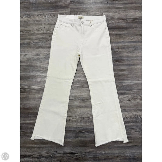 Jeans Boot Cut By Dl1961 In White Denim, Size: 10