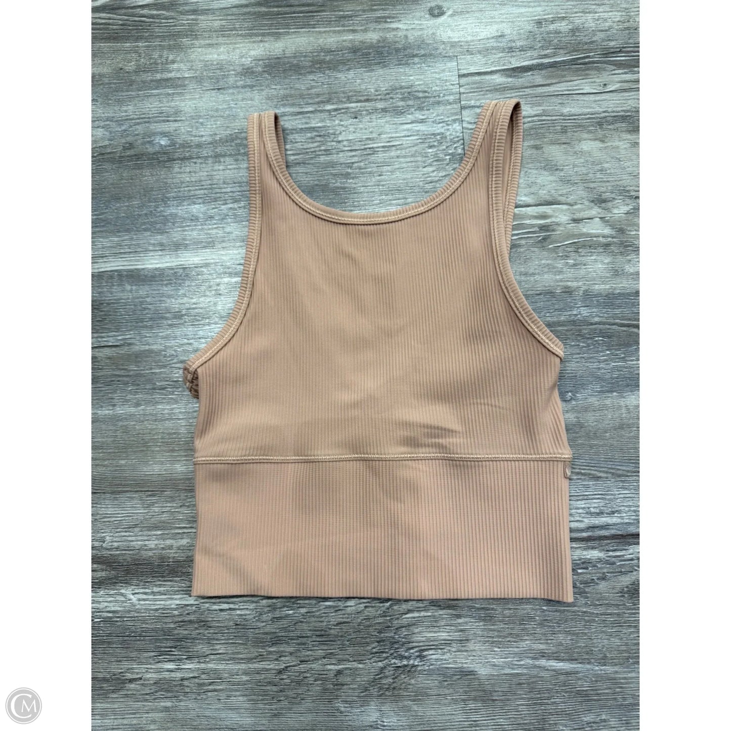 Athletic Tank Top By Lululemon In Tan, Size: Xs