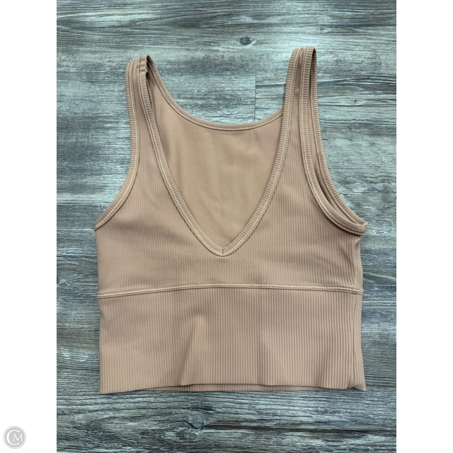 Athletic Tank Top By Lululemon In Tan, Size: Xs