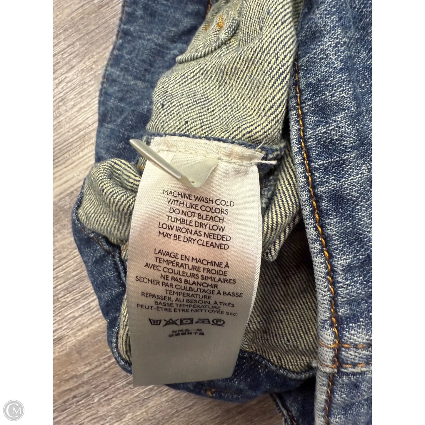 Jeans Boyfriend By Pilcro In Blue Denim, Size: 6p