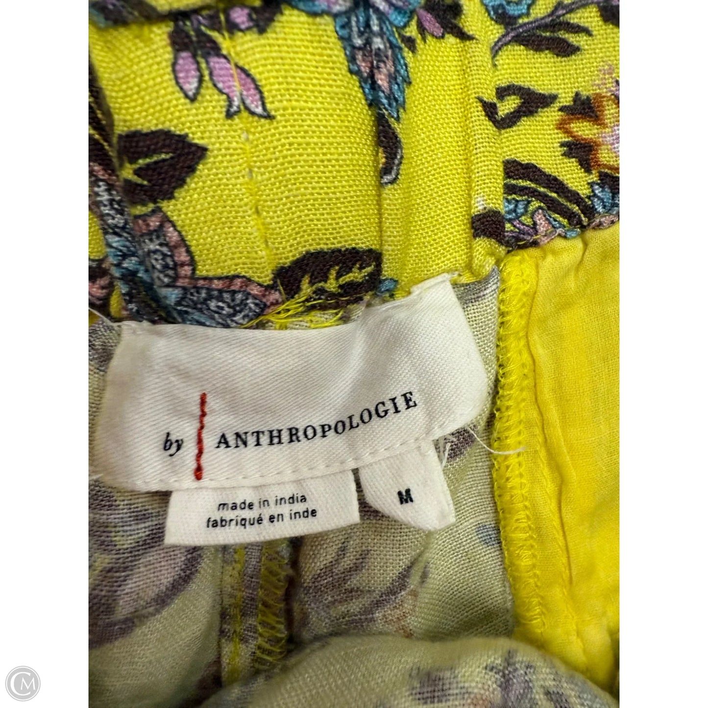 Shorts By Anthropologie In Yellow, Size: M