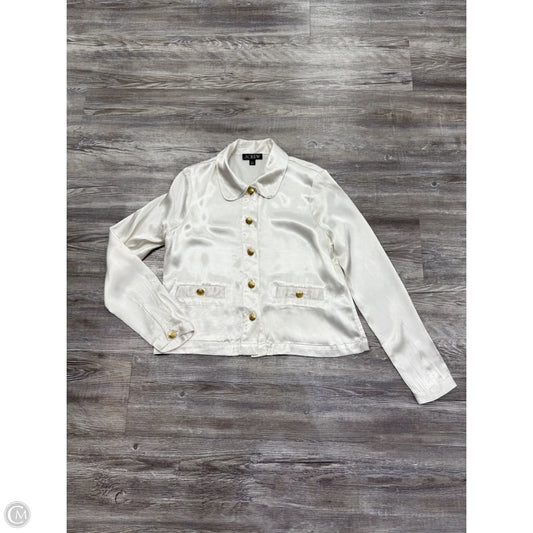 Top Long Sleeve By J. Crew In White, Size: Xs