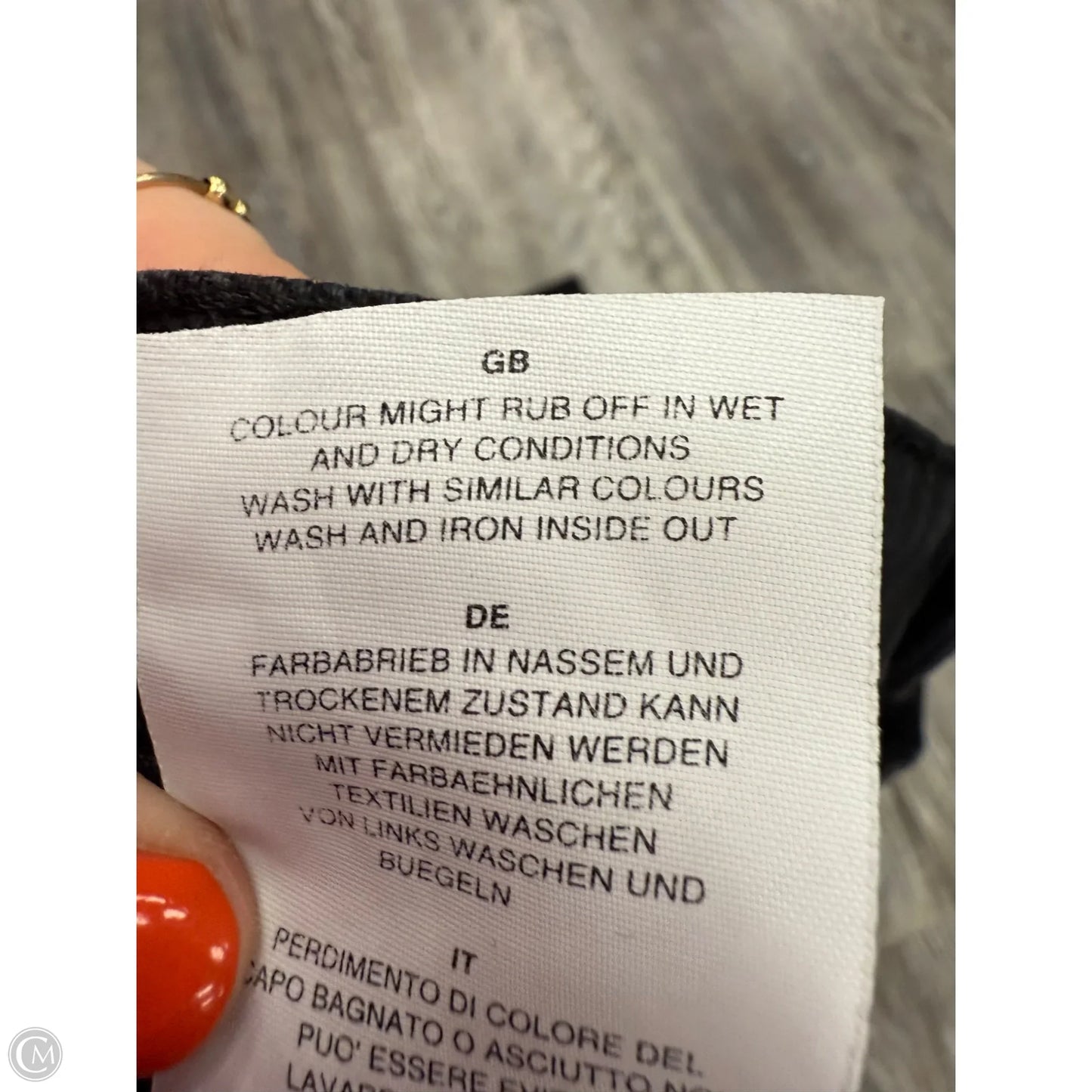 Jeans Straight By Closed In Black Denim, Size: 8