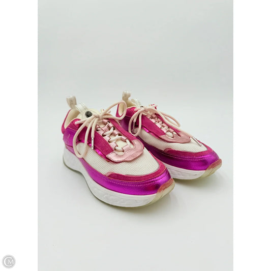 Shoes Designer By Kurt Geiger In Purple & White, Size: 9