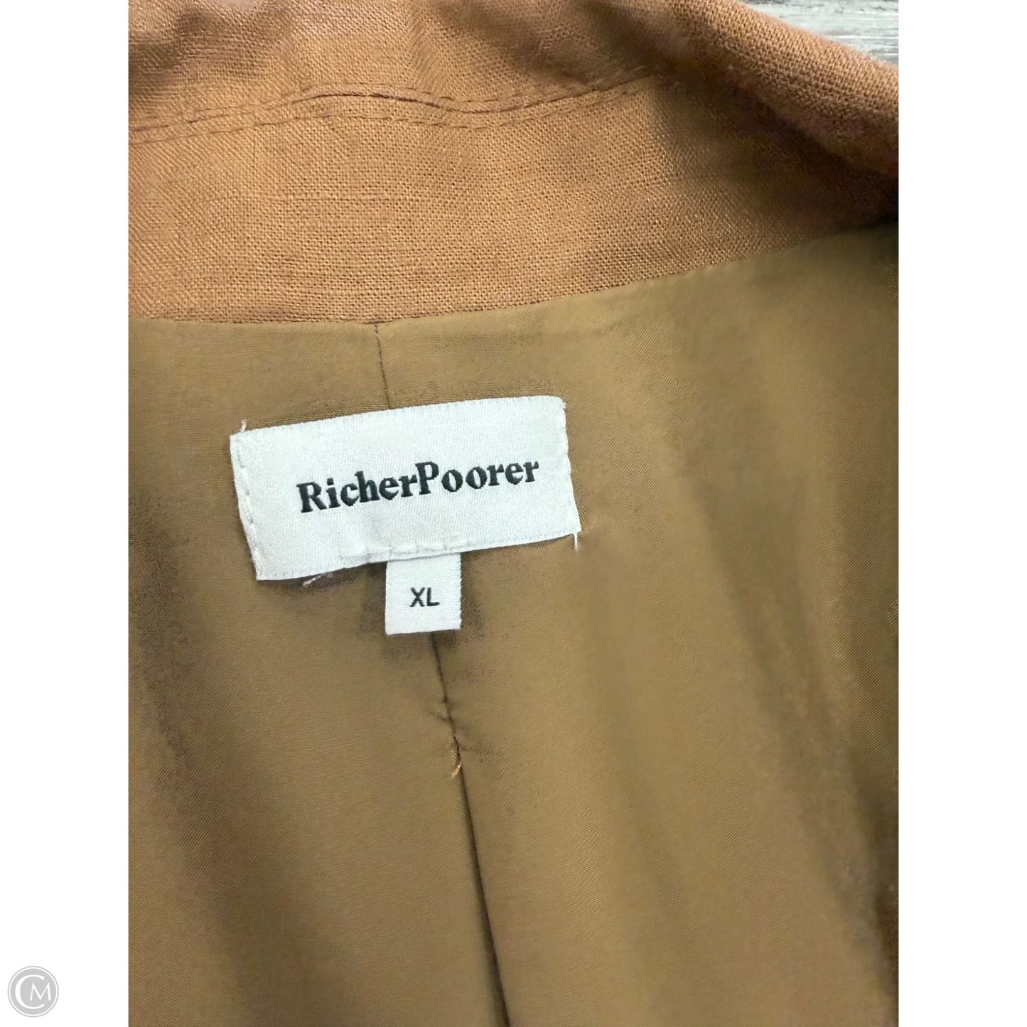 Blazer By Richer Poorer In Brown, Size: Xl