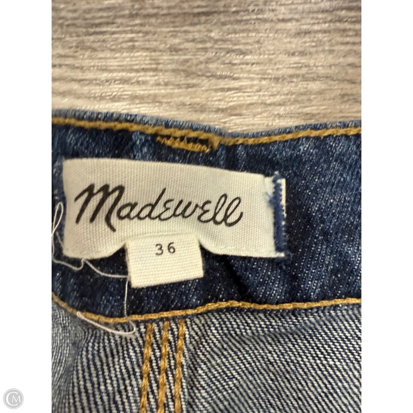 Skirt Mini & Short By Madewell In Blue Denim, Size: 22