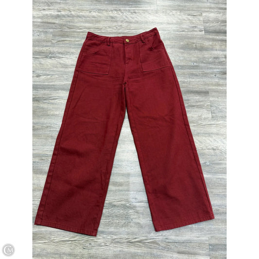 Pants Wide Leg By Altard State In Red, Size: L
