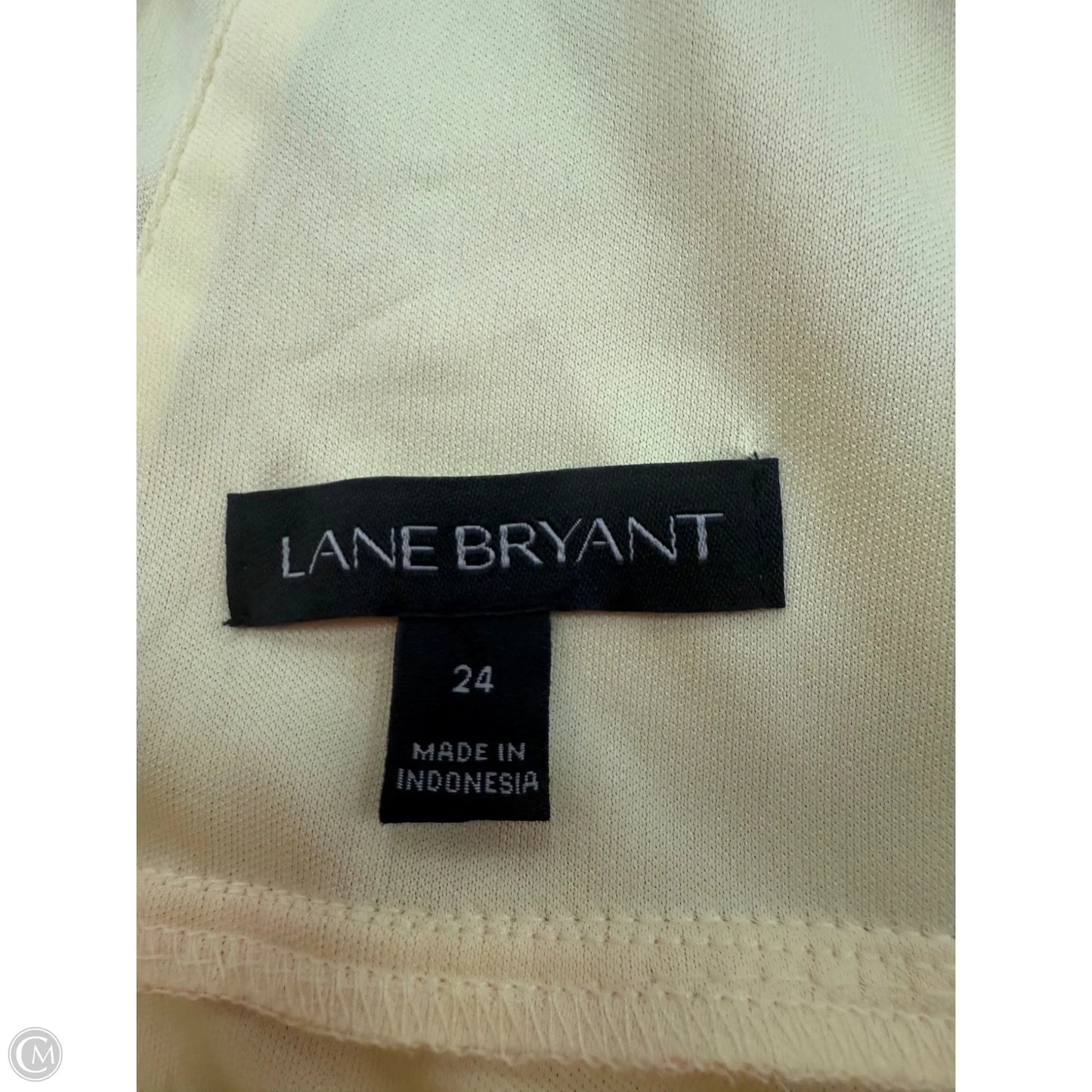 Dress Party Long By Lane Bryant In Yellow, Size: 24