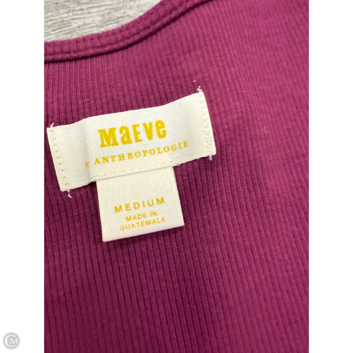 Top Sleeveless By Maeve In Purple, Size: M