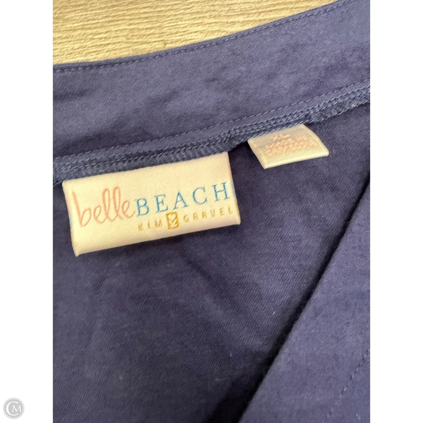 Top Long Sleeve By Belle By Kim Gravel In Navy, Size: Xl