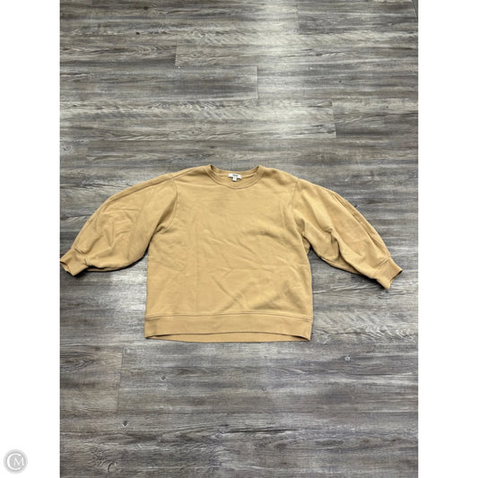 Sweatshirt Crewneck By Agolde In Tan, Size: L