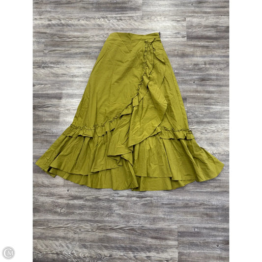 Skirt Maxi By Maeve In Chartreuse, Size: Xs