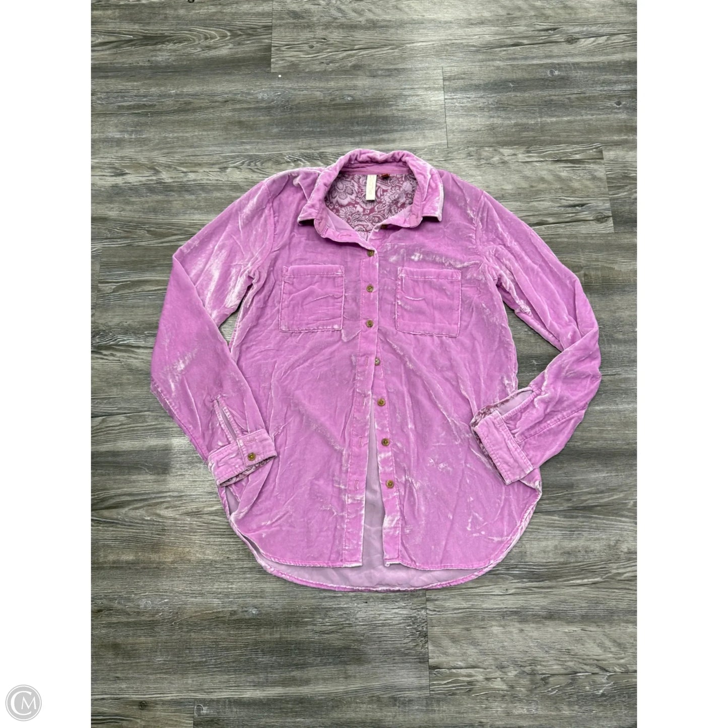 Top Long Sleeve By Pilcro In Pink, Size: Xs