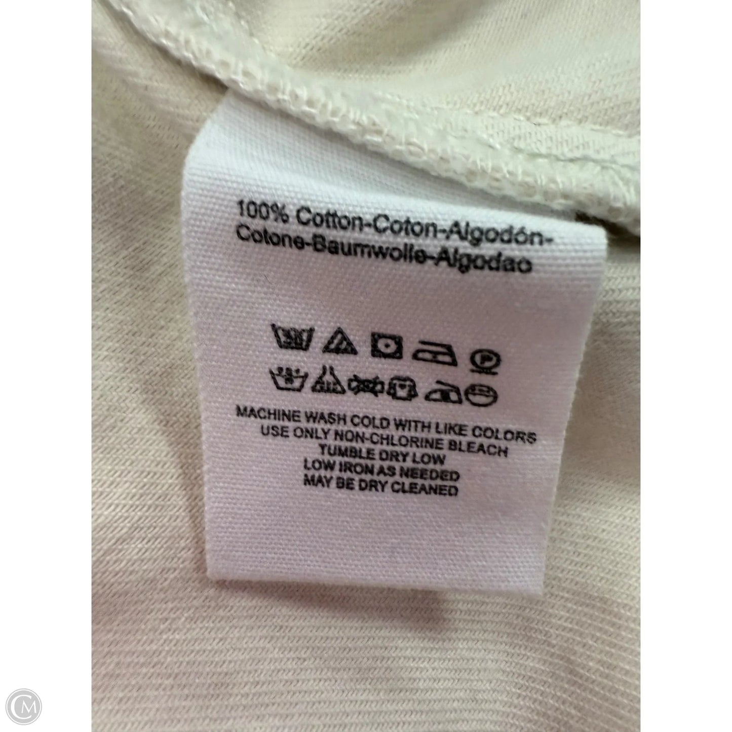 Jacket Denim By Free People In Cream Denim, Size: L