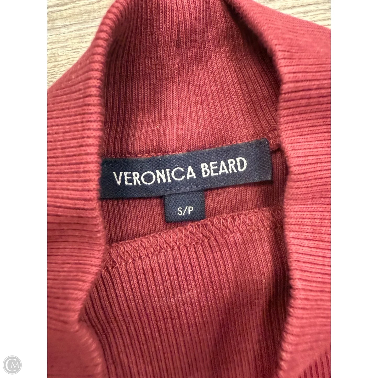 Top Long Sleeve By Veronica Beard In Maroon, Size: S