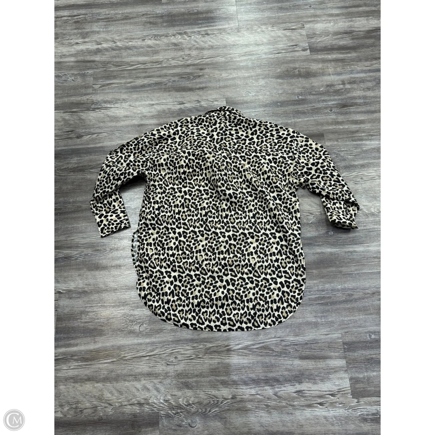 Top Long Sleeve By Maeve In Animal Print, Size: Sp