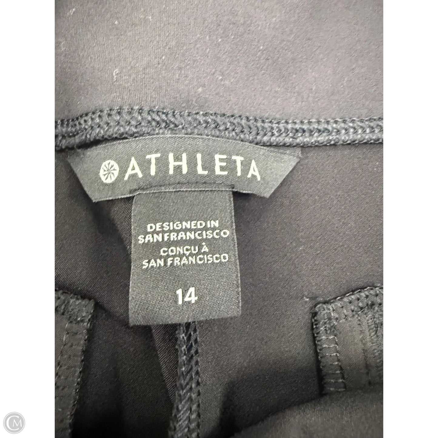 Athletic Pants By Athleta In Black, Size: L