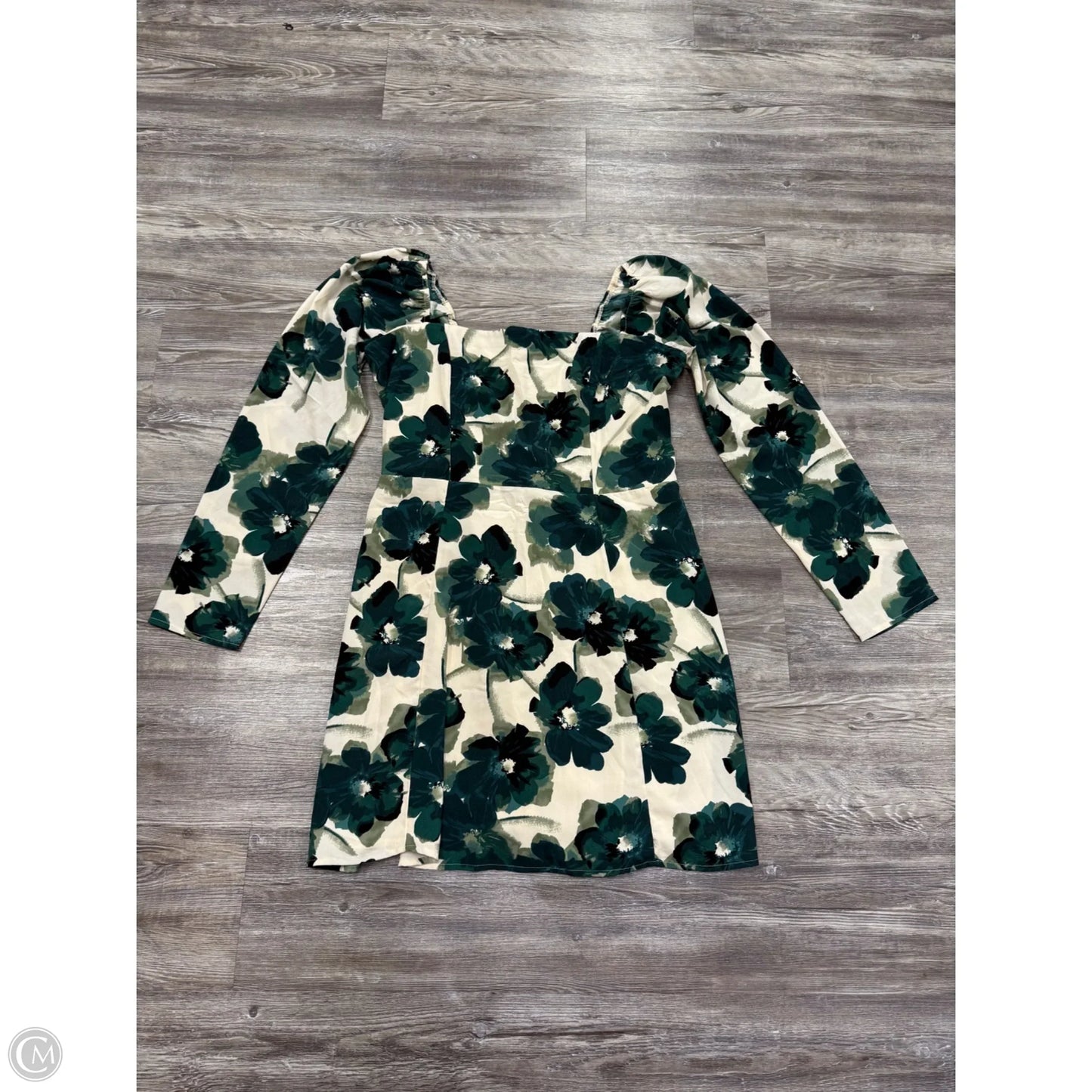 Dress Party Short By Abercrombie And Fitch In Green & Tan, Size: Xl