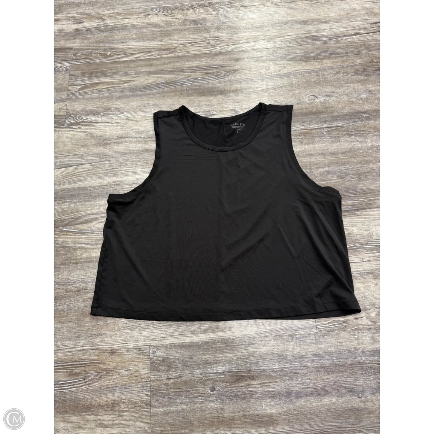 Athletic Tank Top By Athleta In Black, Size: L