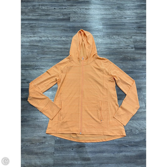Athletic Jacket By Athleta In Orange, Size: L