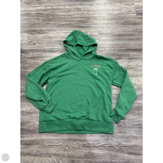 Sweatshirt Hoodie By C And C In Green, Size: S