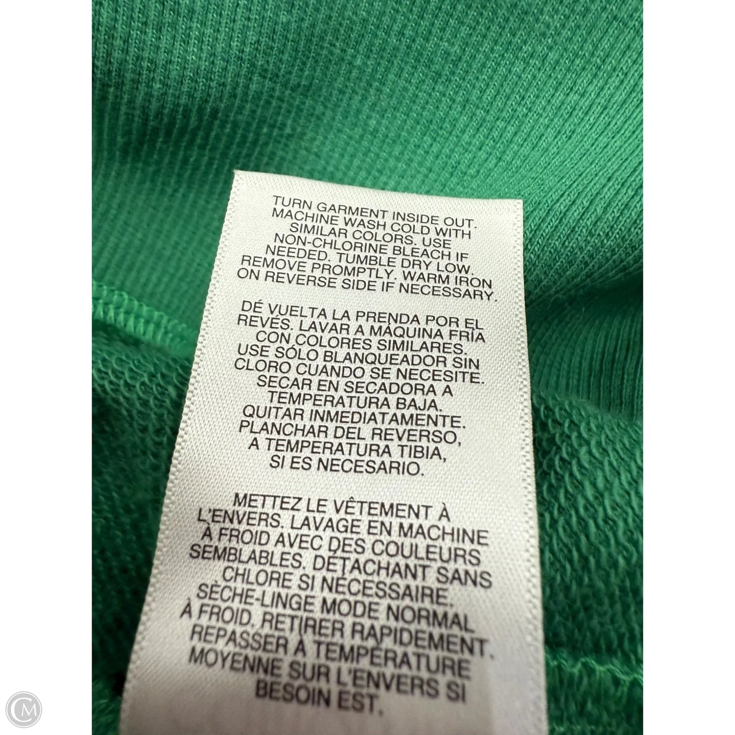 Sweatshirt Hoodie By C And C In Green, Size: S