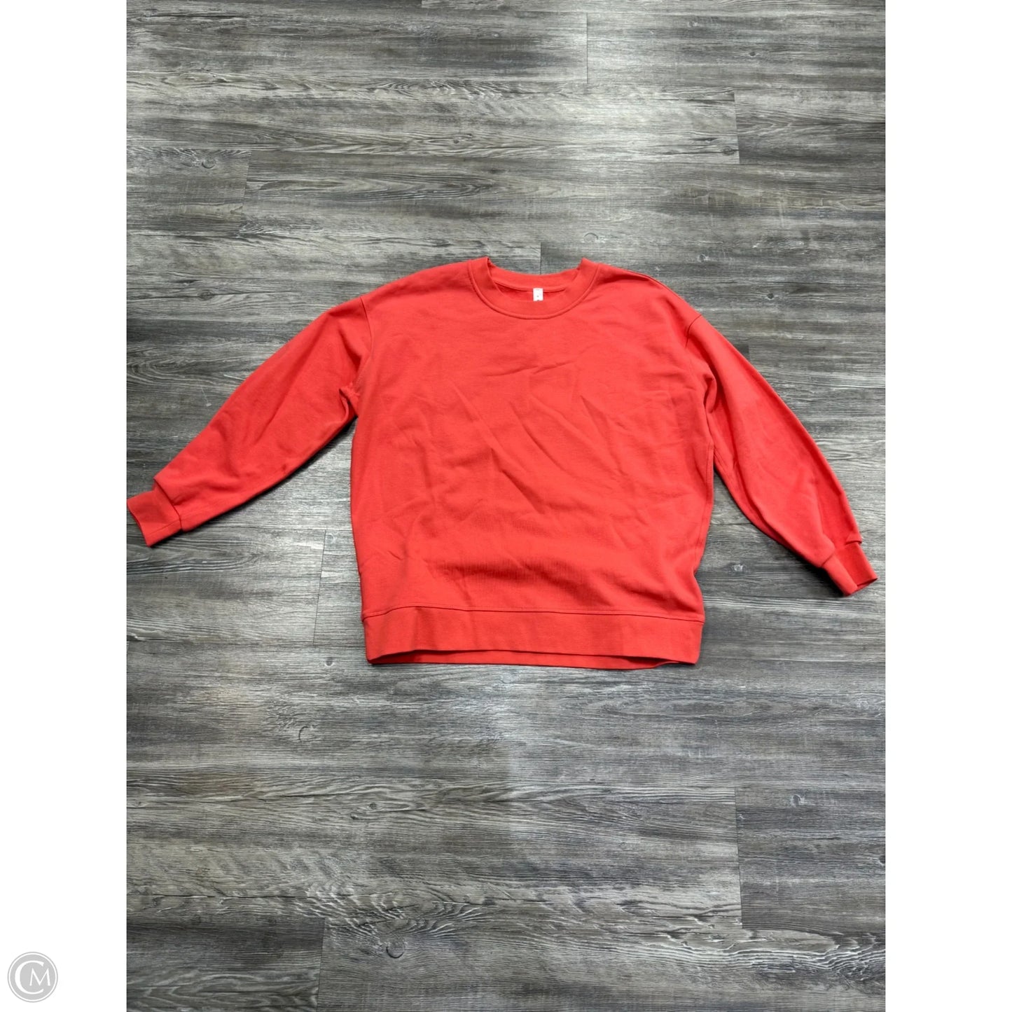 Athletic Sweatshirt Crewneck By Lululemon In Coral, Size: 6