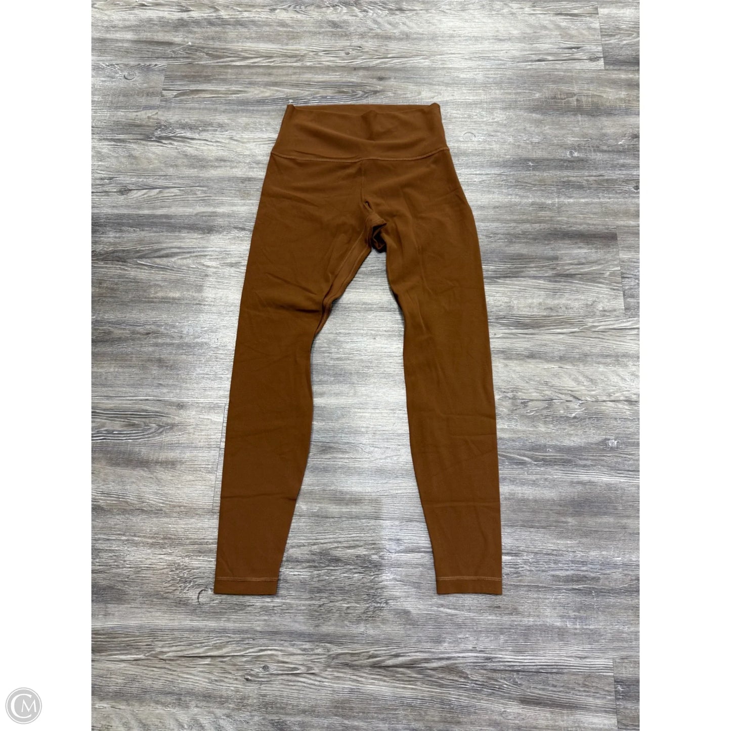 Athletic Leggings By Lululemon In Brown, Size: 8