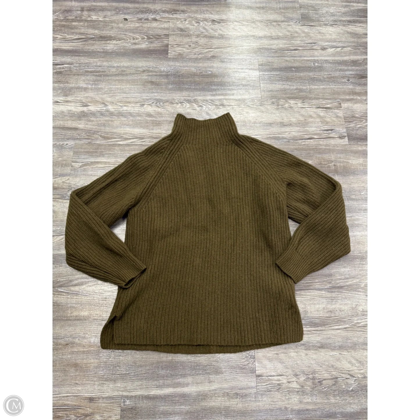 Sweater By Theory In Green, Size: M
