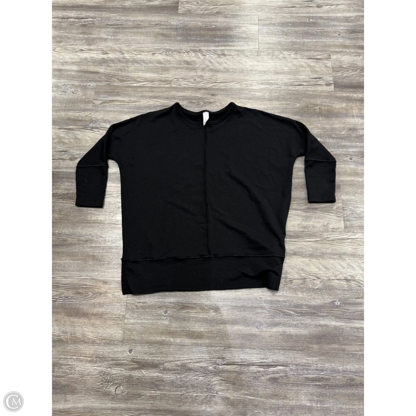 Sweatshirt Crewneck By Spanx In Black, Size: Xs