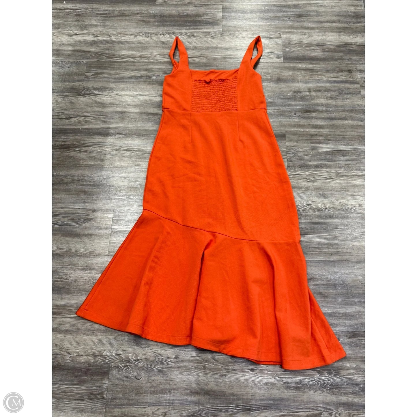 Dress Casual Midi By Anthropologie In Orange, Size: Xl
