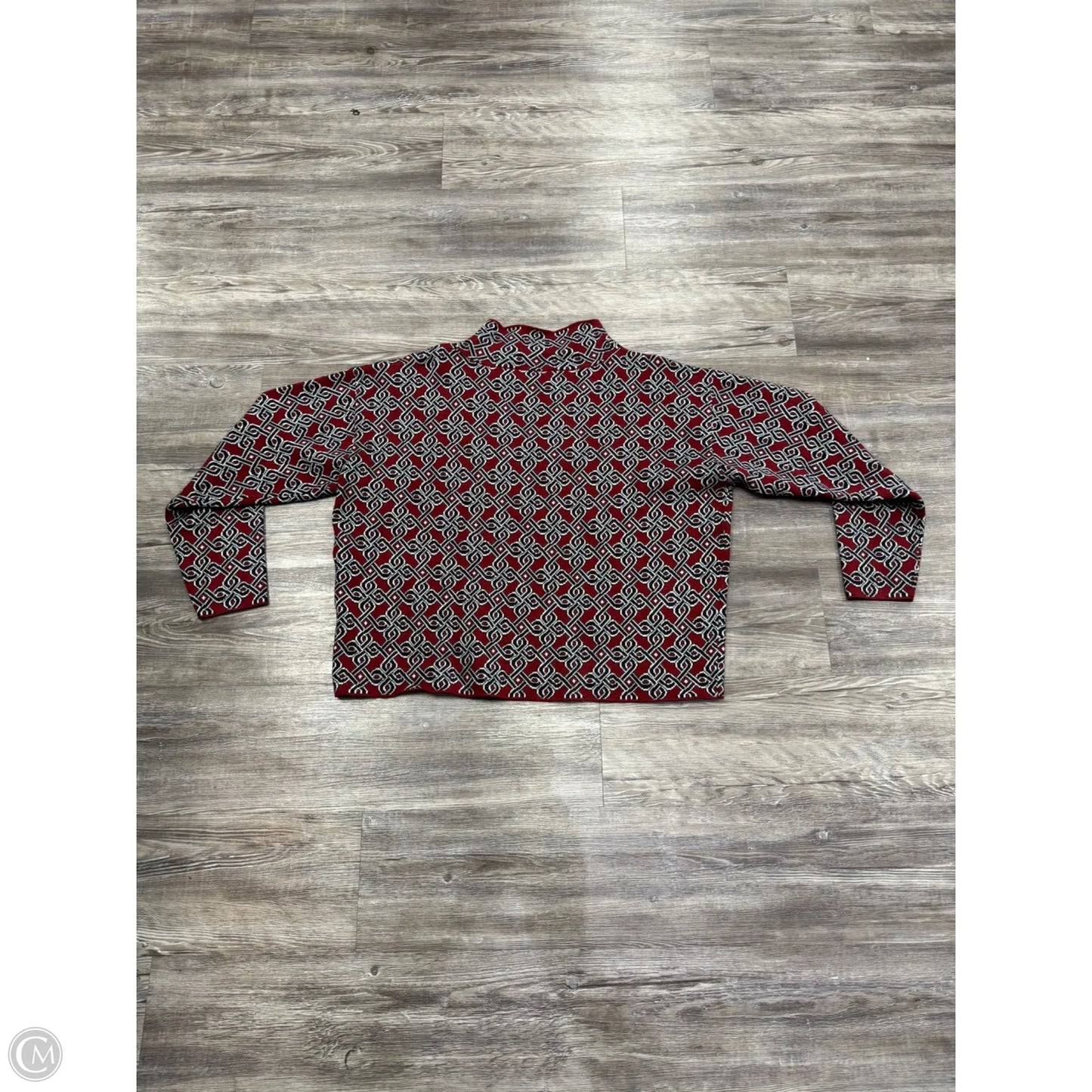 Sweater By Maeve In Blue & Red, Size: M