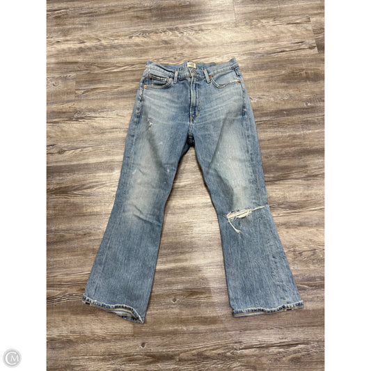 Jeans Flared By Citizens Of Humanity In Blue Denim, Size: 4