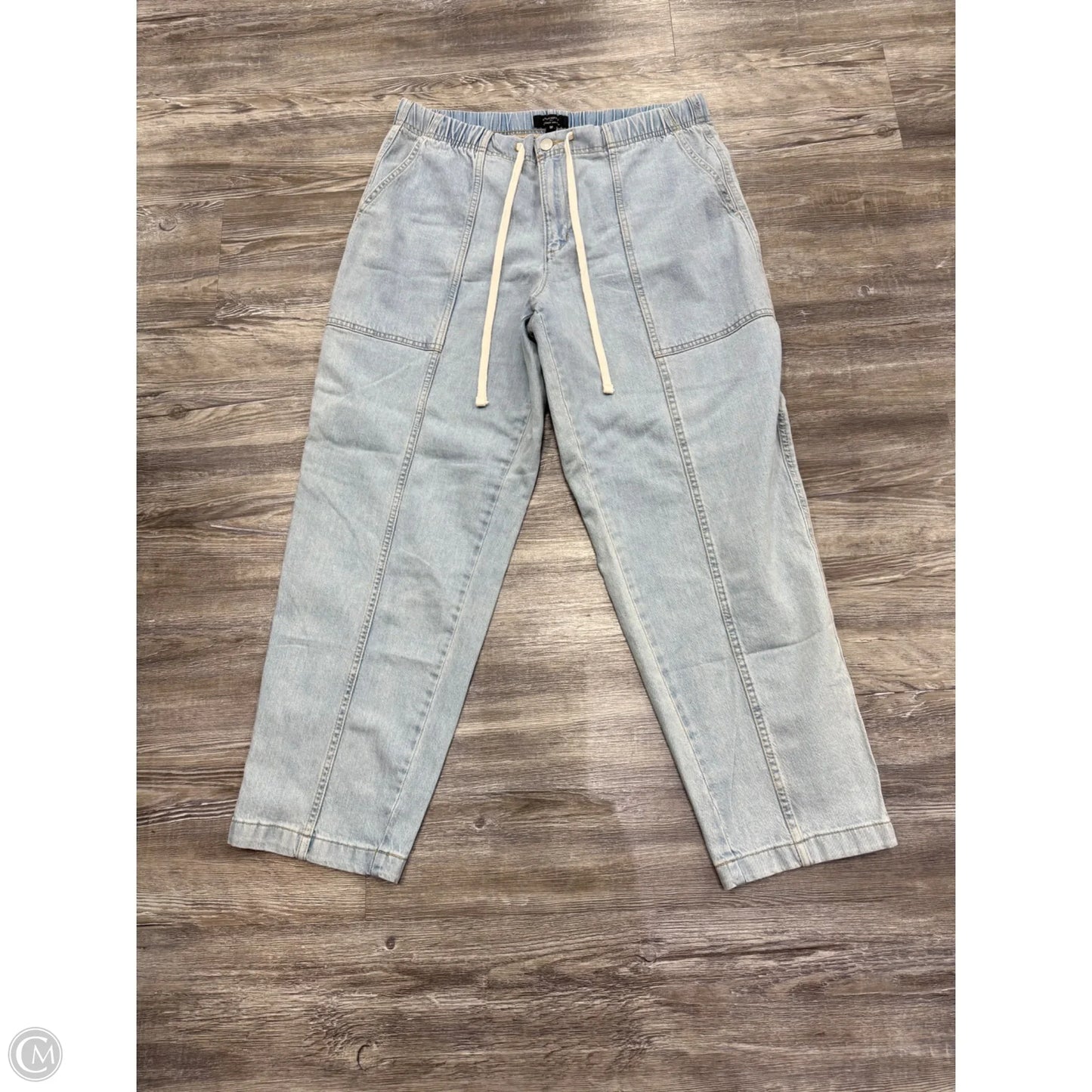 Jeans Boyfriend By Banana Republic In Blue Denim, Size: M