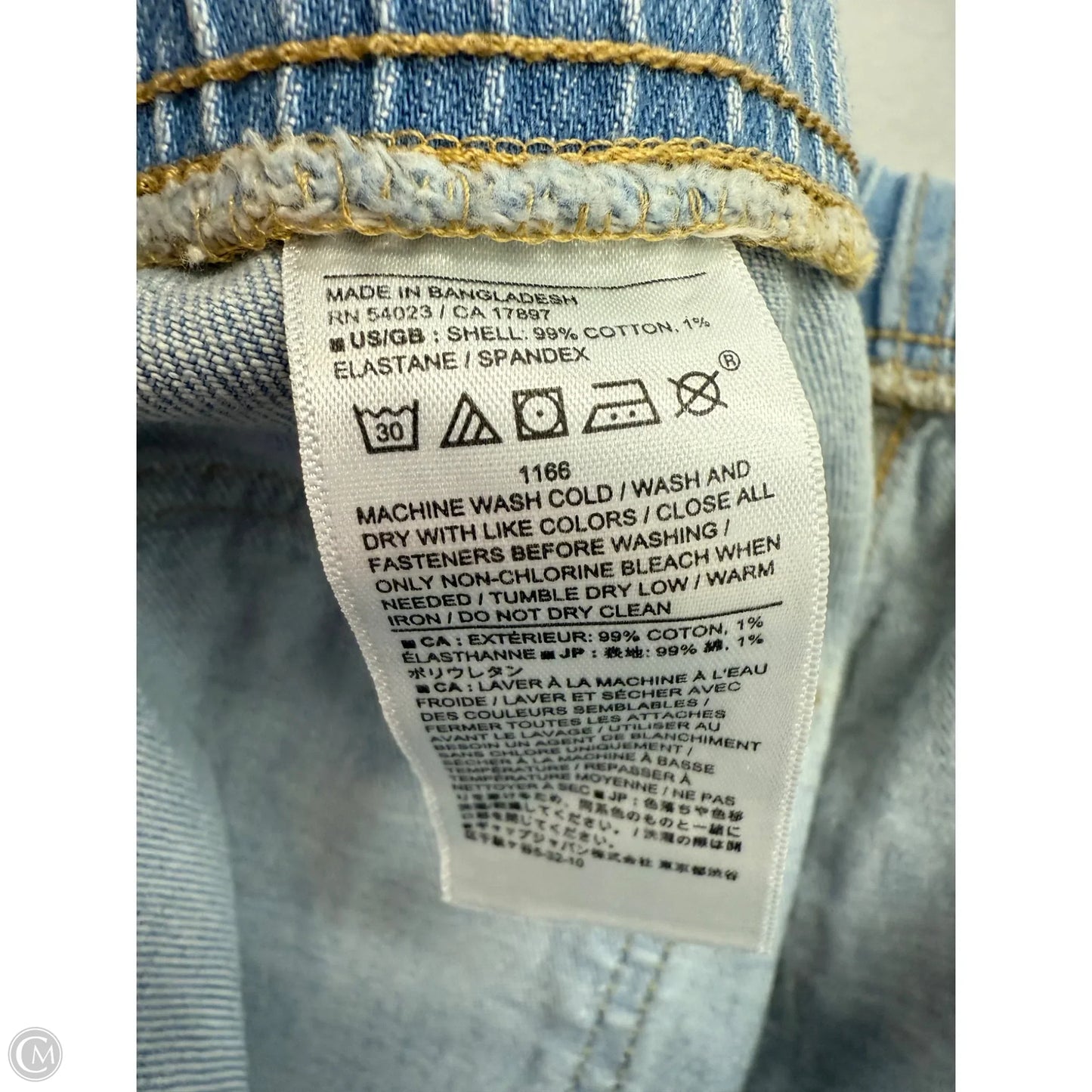 Jeans Boyfriend By Banana Republic In Blue Denim, Size: M