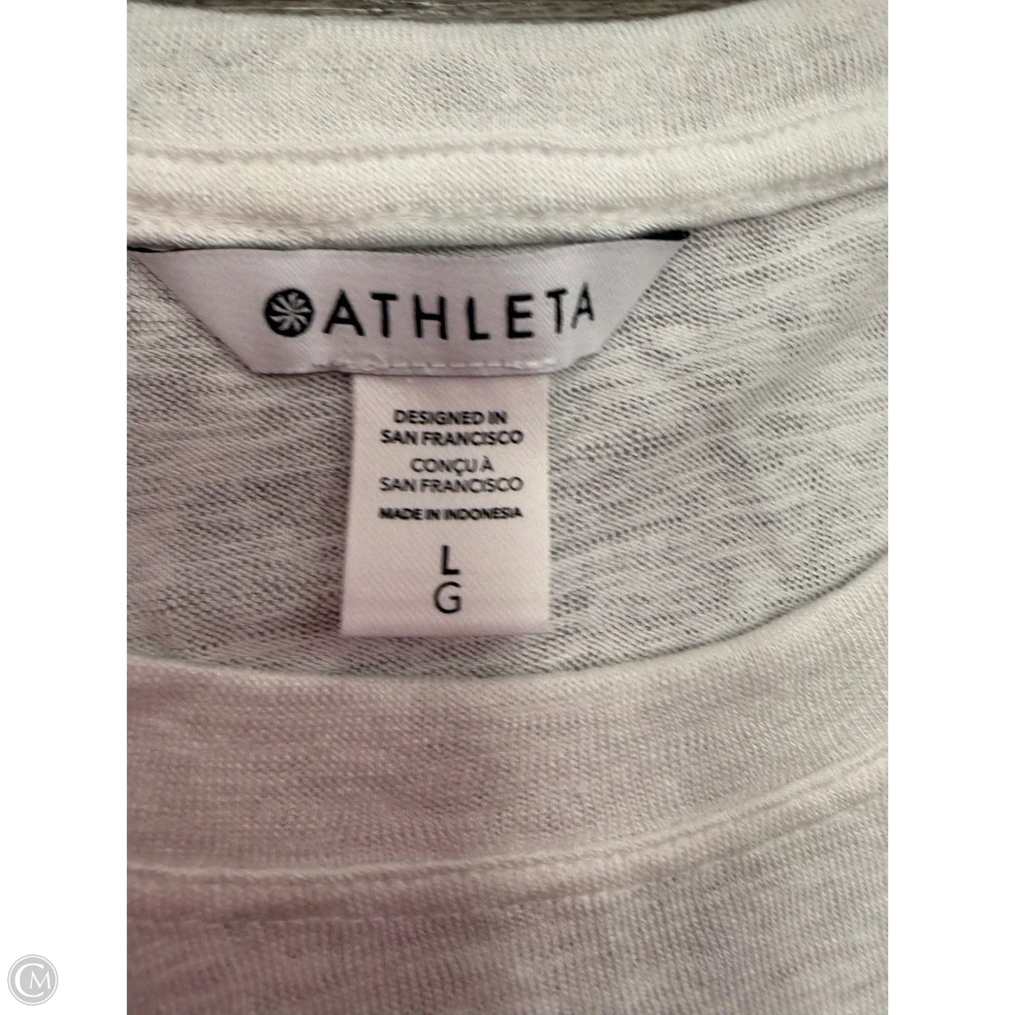 Athletic Tank Top By Athleta In White, Size: L