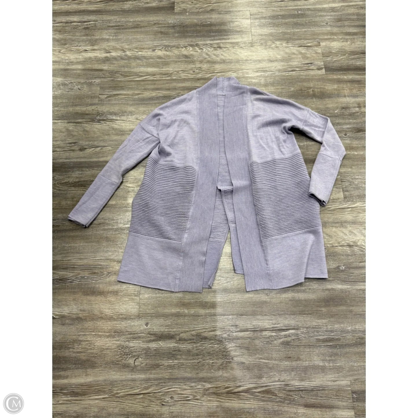 Sweater Cardigan By Lululemon In Purple, Size: S