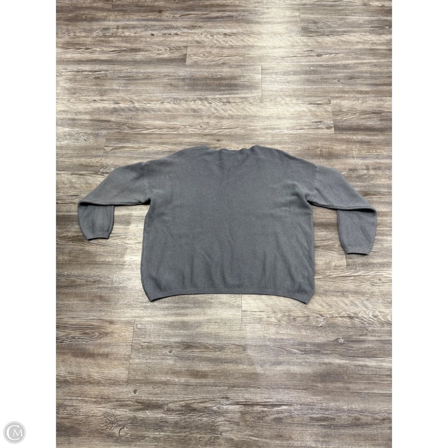 Sweater By Made in Italy In Grey & Silver, Size: M